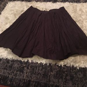 CABBAGES & ROSES PIPER SKIRT PURPLE GRAPE TAFFETA